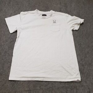 Lexi‎ Llama Shirt Mens Large White Black Outdoor Skate Skater Pockets Adult *